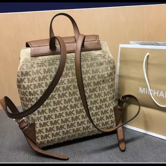 michael kors evie backpack black